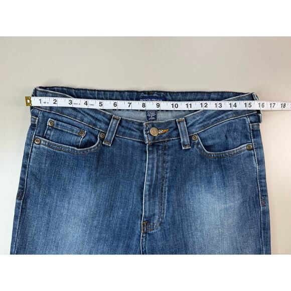Vintage Boston Proper Straight Leg Denim Jeans 8 Dark Wash Y2K Classic High Rise - Picture 2 of 15